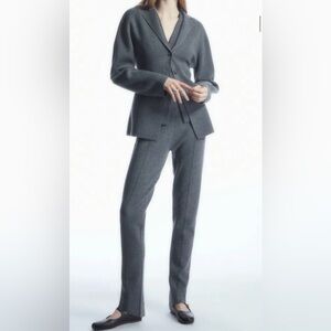 COS Slim-Fit Knitted Trousers